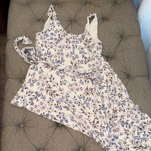 Loft Large Elegant Floral Women's Knit Dress